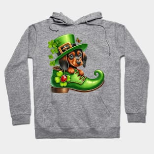 Dachshund Dog Shoes For Patricks Day Hoodie